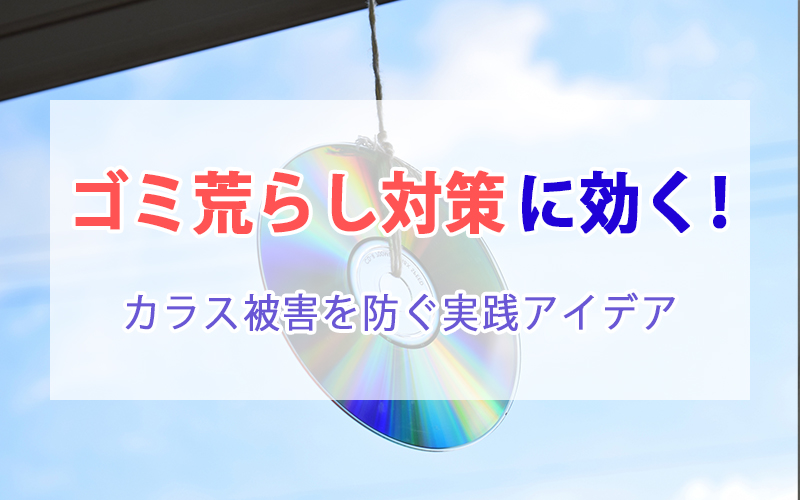 ゴミ荒らし対策に効く！ カラス被害を防ぐ実践アイデア